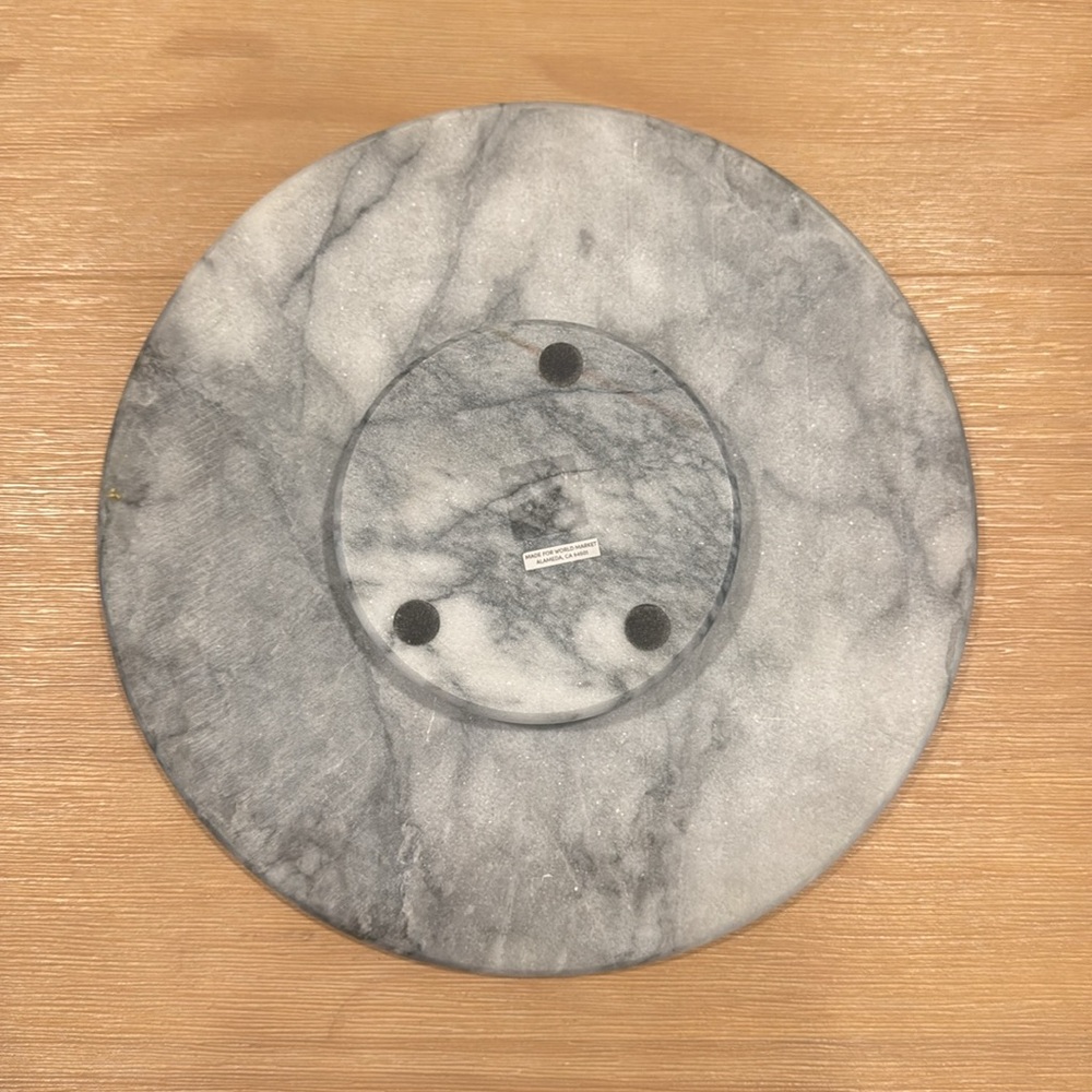 White marble lazy susan - Picture 4 of 4